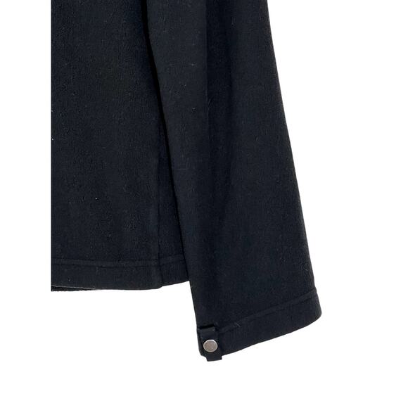 The North Face Childrens Girls Black Fleece Zip Up Long Sleeve Jacket Size L - Picture 3 of 7